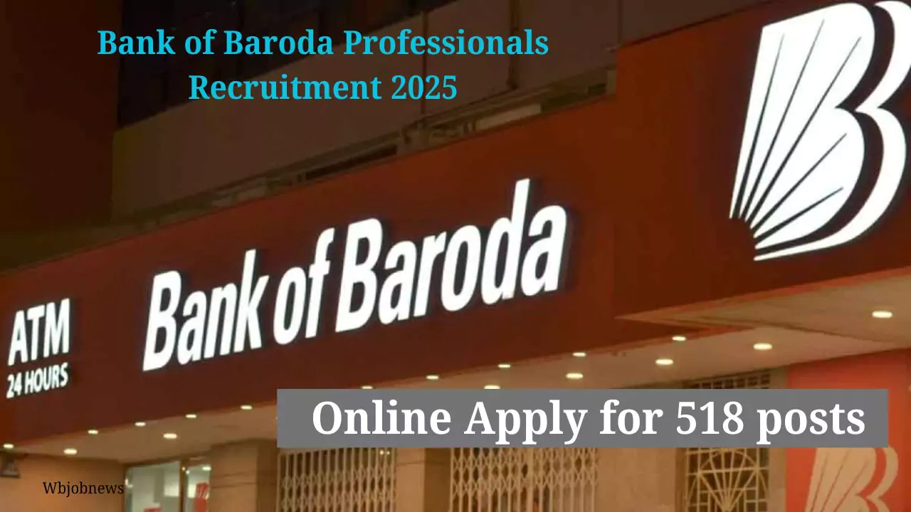 Bank of Baroda Professionals Recruitment 2025 :