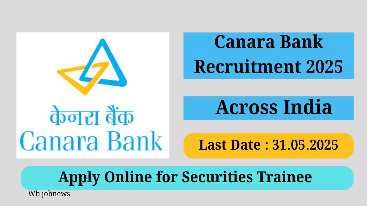 Canara Bank Recruitment 2025: