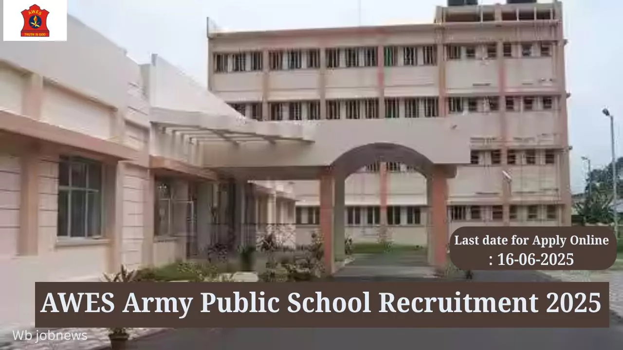 AWES Army Public School Recruitment 2025: