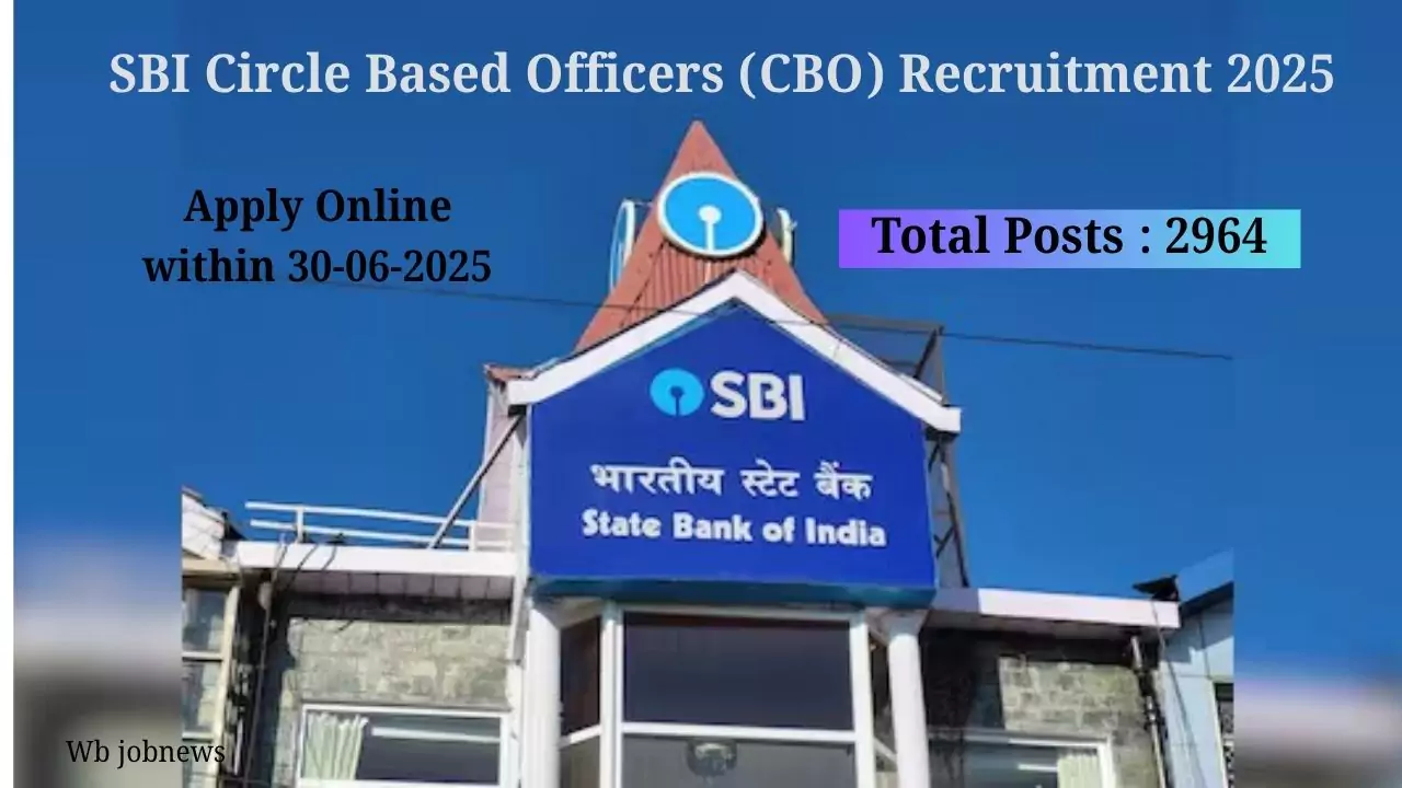 SBI Circle Based Officers (CBO) Recruitment 2025: