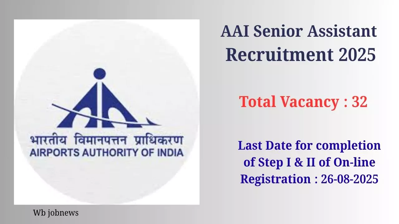 AAI Senior Assistant Recruitment 2025: