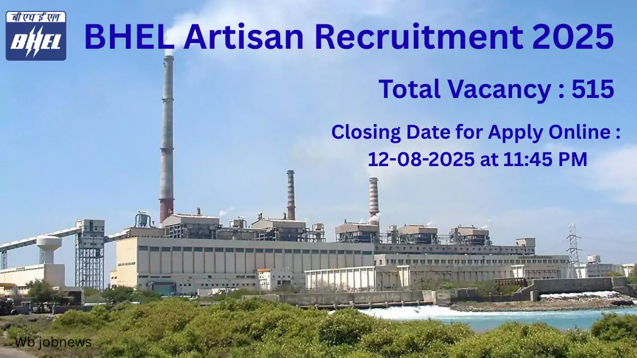BHEL Artisan Recruitment 2025: