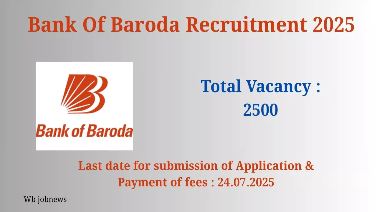 Bank Of Baroda Recruitment 2025: