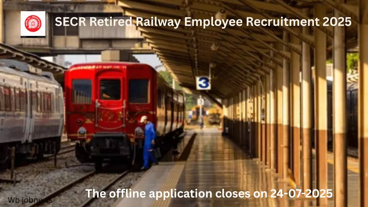 SECR Retired Railway Employee Recruitment 2025