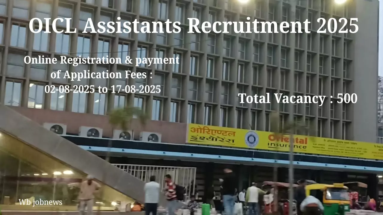 OICL Assistants Recruitment 2025: