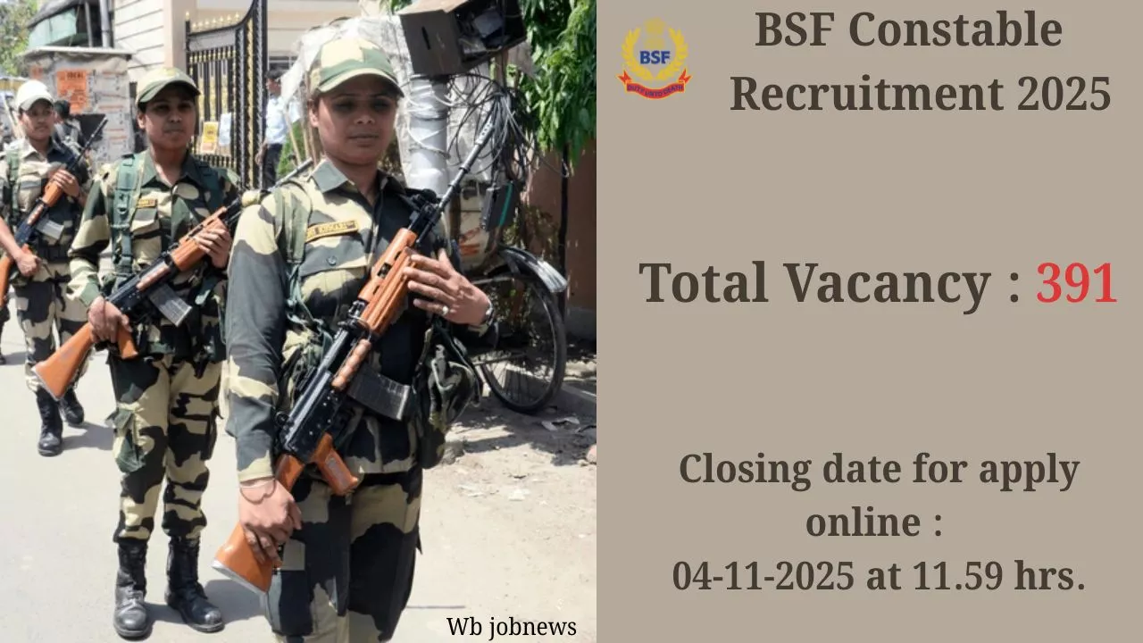 BSF Constable Recruitment 2025: