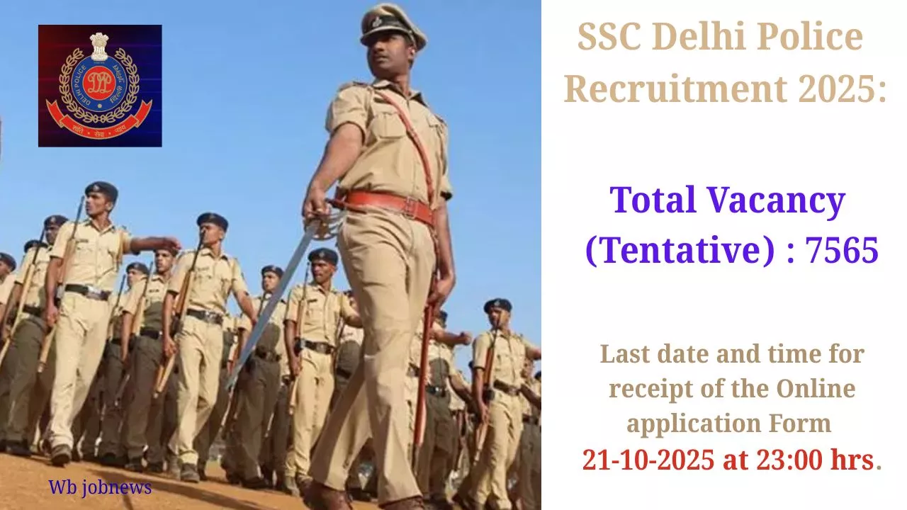 SSC Delhi Police Recruitment 2025: