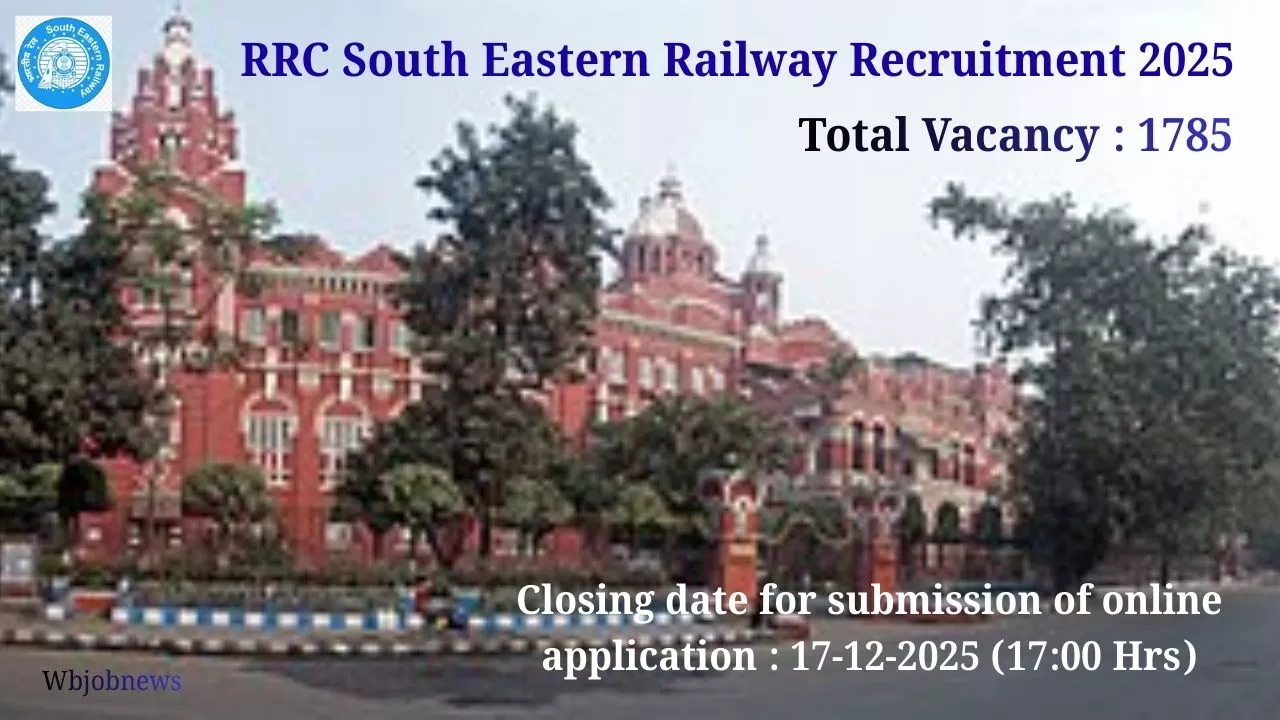RRC South Eastern Railway Recruitment 2025: